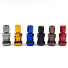 100pcs Sunsoul Custom Replacement Tires Stem With Rays Car Logo Stems For Wheels Aluminum Tire Valve Caps