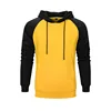2019 new desgin plain pullover hoodie double colors patchwork for men