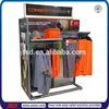 TSD-M440 retail store track suit stand/Sport wear shop 2 sided display stand for jogging suits /Training suit display rack