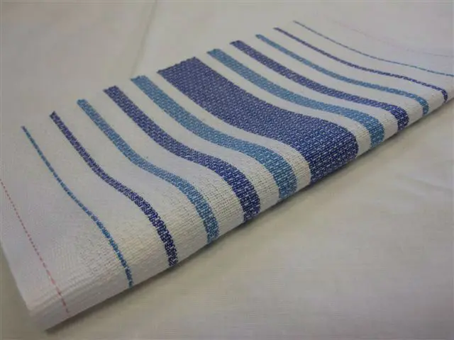 light/dark blue cabinet roller towel