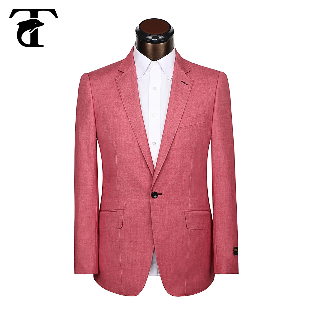 Lapel Plain Single-Button Coat CA1067 main image 0