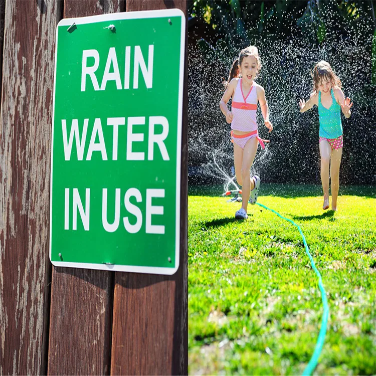 Small Round Pvc & Plastic Rain Barrel Leakproof Garden Water Storage