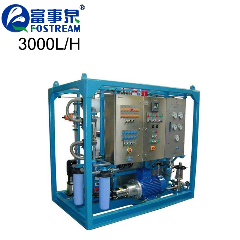 Fostream Reverse Osmosis RO Sea Water Maker /Seawater RO Desalination Plant