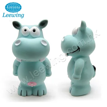hippo dog toy