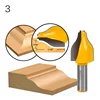 L-N111-3 1 PC Panel Raiser Router Bit -Vertical - Ogee Bead - 1/2" Shank door knife Woodworking cutter Tenon Cutter