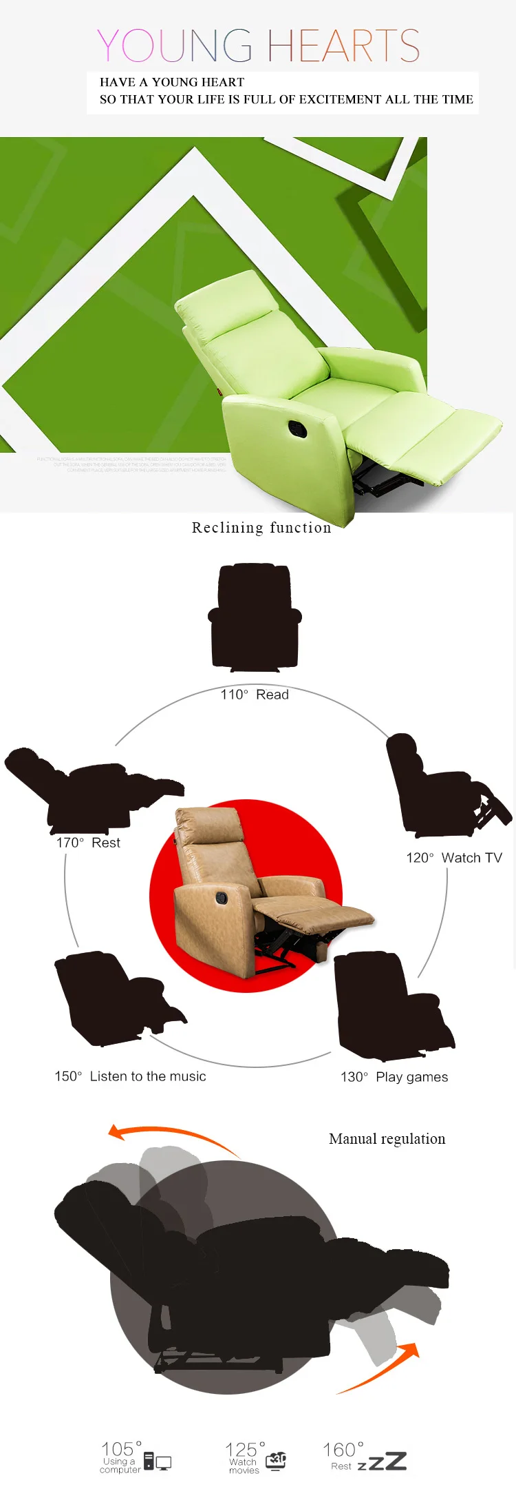 reclining sofa leather