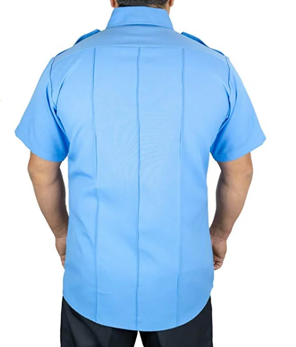 Factory Price Oem 100% Polyester Short-sleeve Men's Uniform Shirt Light ...