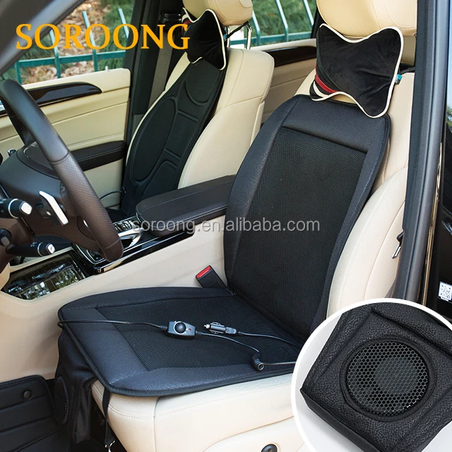 Best Seller 12v Cooling Car Seat Cushion Cover Air Ventilated Fan