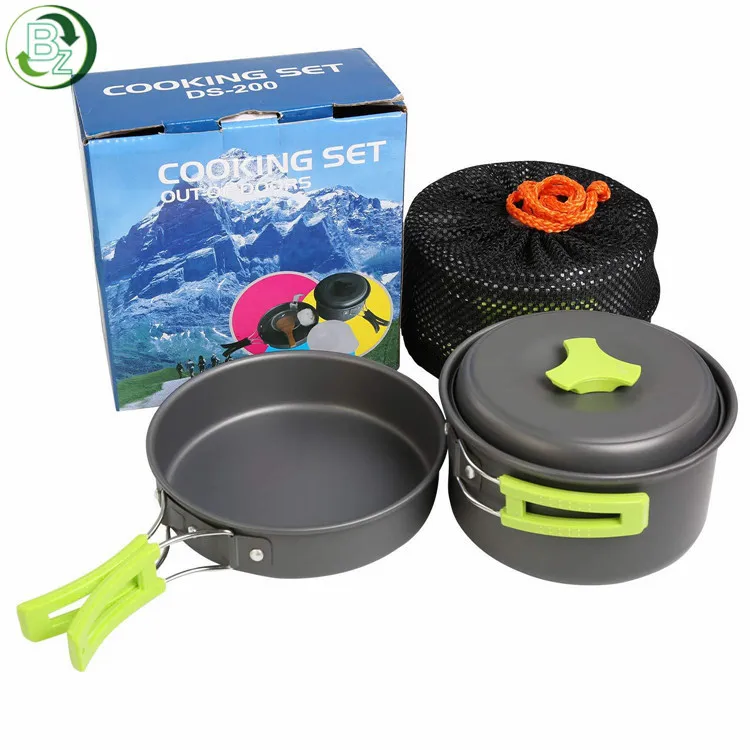 Camping Cookware Set Camping Stove Outdoor Cooking Mess Kit Pots Pans