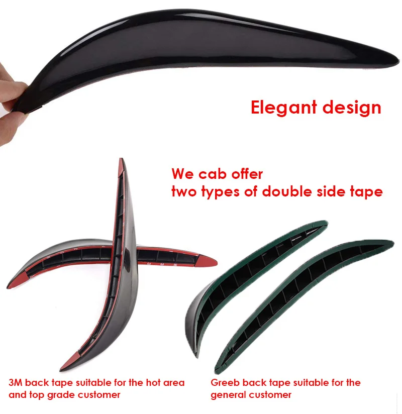 Universal Car Auto Vehicle Front And Rear Bumper Protector Lip Guard