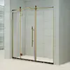 Foshan SS304 Gold Shower Hinged Prefab Bathroom Showers (KD3413)
