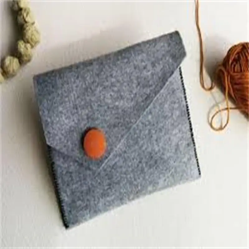  New design small felt coin purse / coin bag