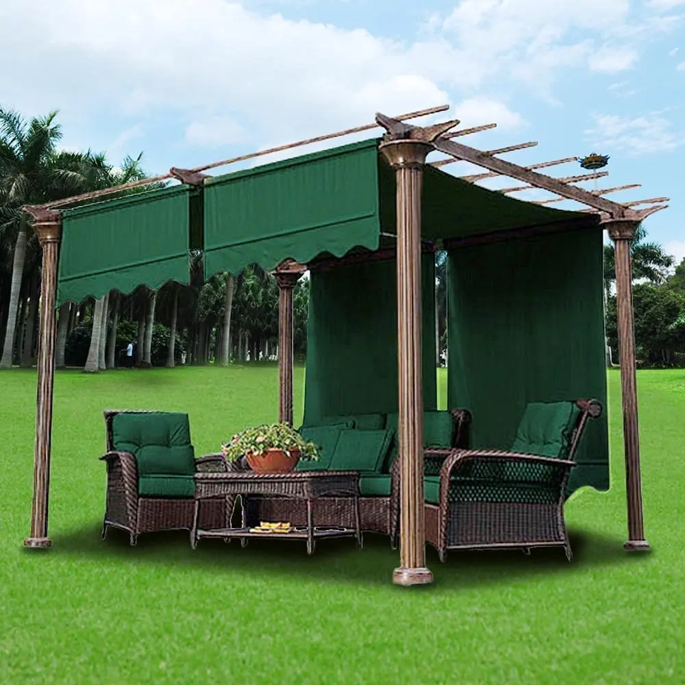 Cheap Quick Shade Replacement Canopy, Find Quick Shade Replacement Get Quotations · 2pcs 15.5x4 Ft Pergola Structure Shade Canopy Replacement Cover Polyester Fabric Waterproof Green for Outdoor - Cheap Quick Shade Replacement Canopy, Find Quick Shade Replacement