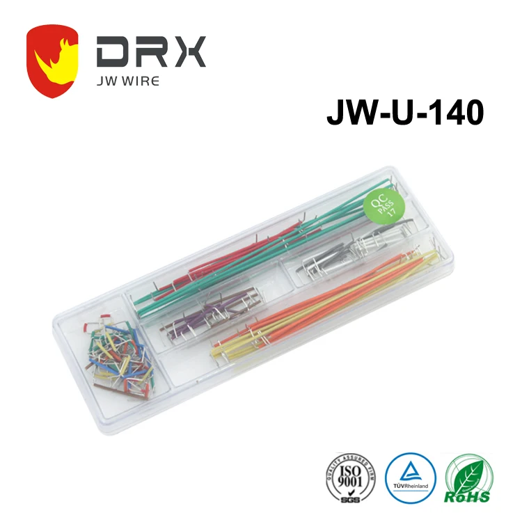 DRX EVEREST JW-U-140 140Pcs U Shape Shield Solderless Breadboard Jumper Wires Kit Wires for DIY
