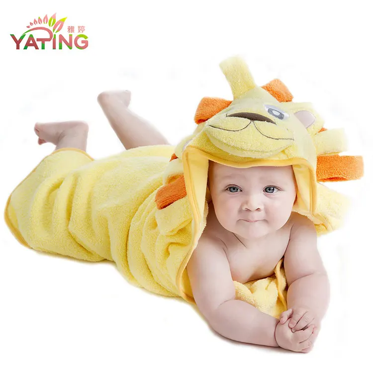 lion baby towel