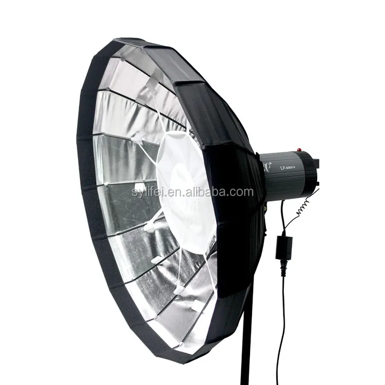 2015 New Hotsale Cloth Beauty Dish /Softbox with Grid 120cm Silver Inside