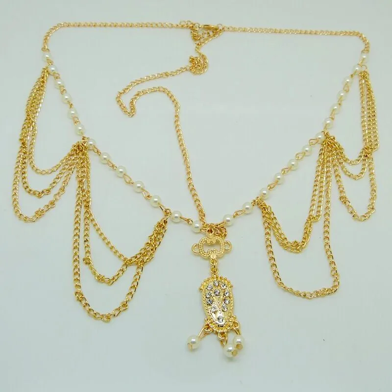 Fashion Hair Accessories Chain India Head Jewelry Head Piece Jewelry