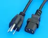 USA power cord with IEC C13 connector