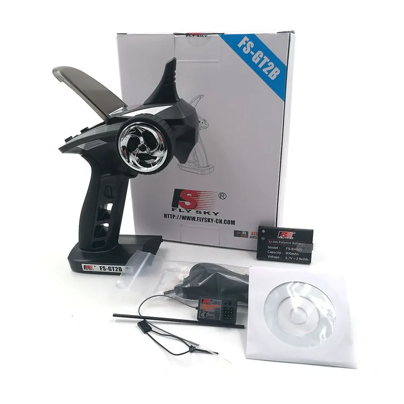 Remote Control Fs-gt2b 2.4g 3ch Transmitter With Gr3e Receiver For Rc