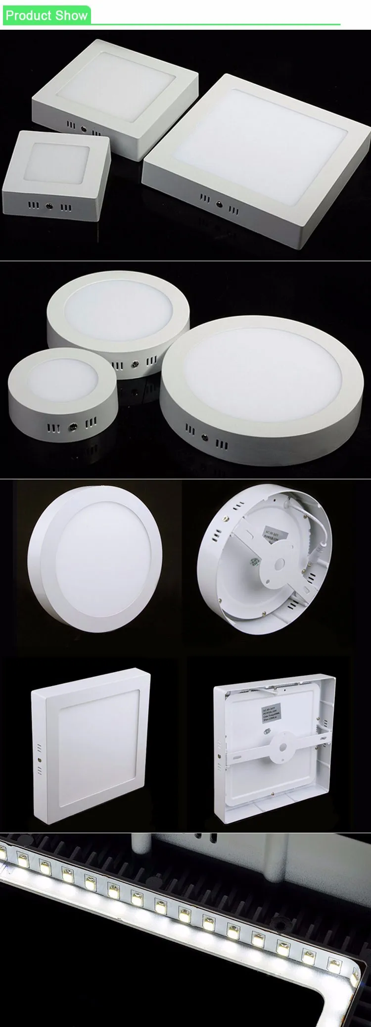 surface mounted led panel light