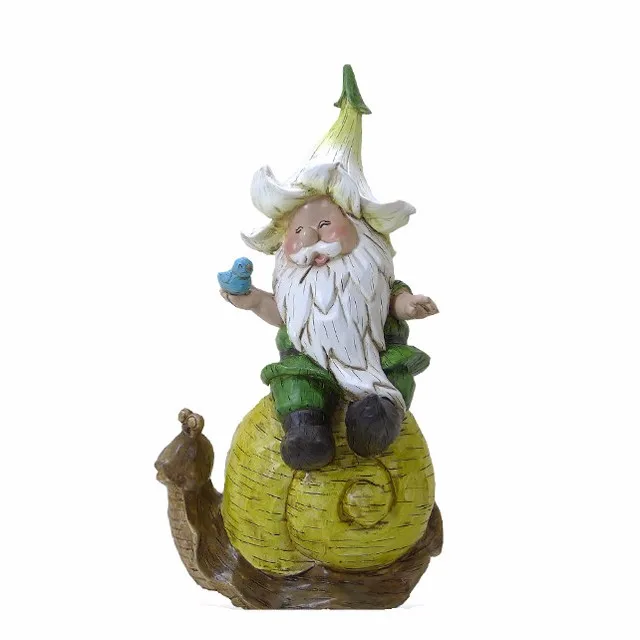 Custom Resin Garden Gnome With Wind Chimes Buy Garden Gnome With Wind Chimes,Resin Gnome With