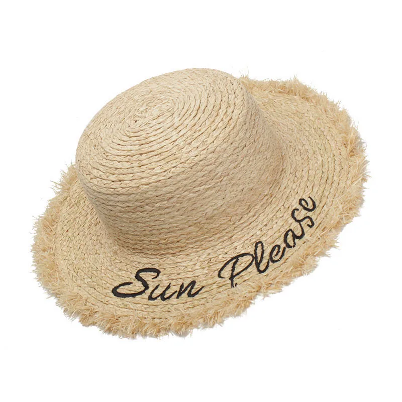 personalized straw hats