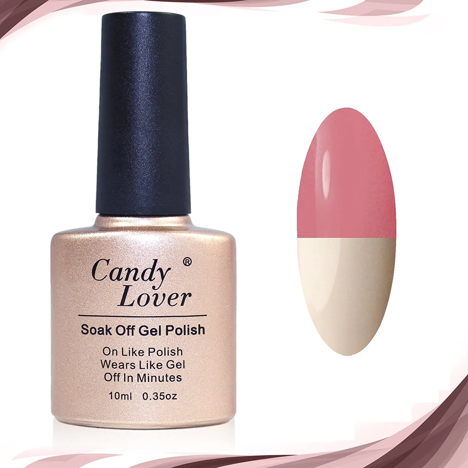 Candy Lover Chameleon Temperature Changing Color Nail Lacquers Soak Off Gel Nail Polish #13