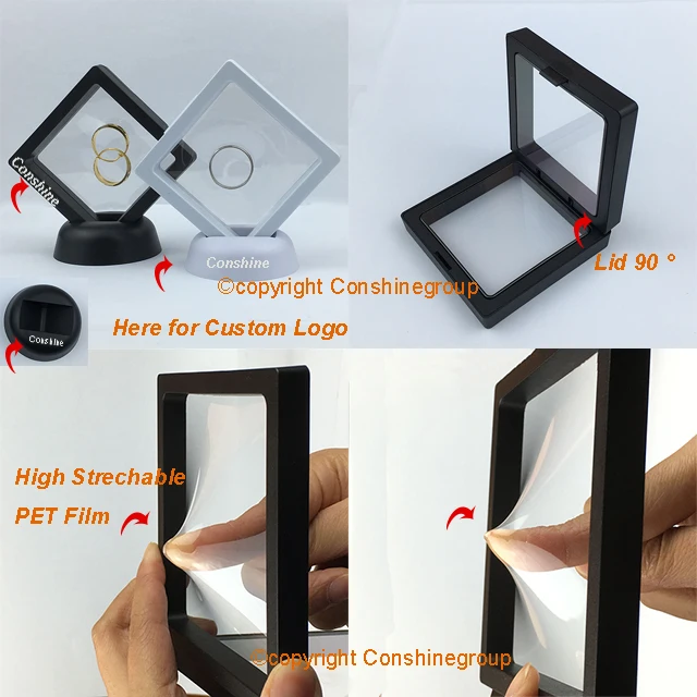 3d Floating Frame Jewelry Box Ring Box Buy Floating Frame Box,Ring