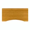 Height adjustable standing desk 48ich bamboo curved table top