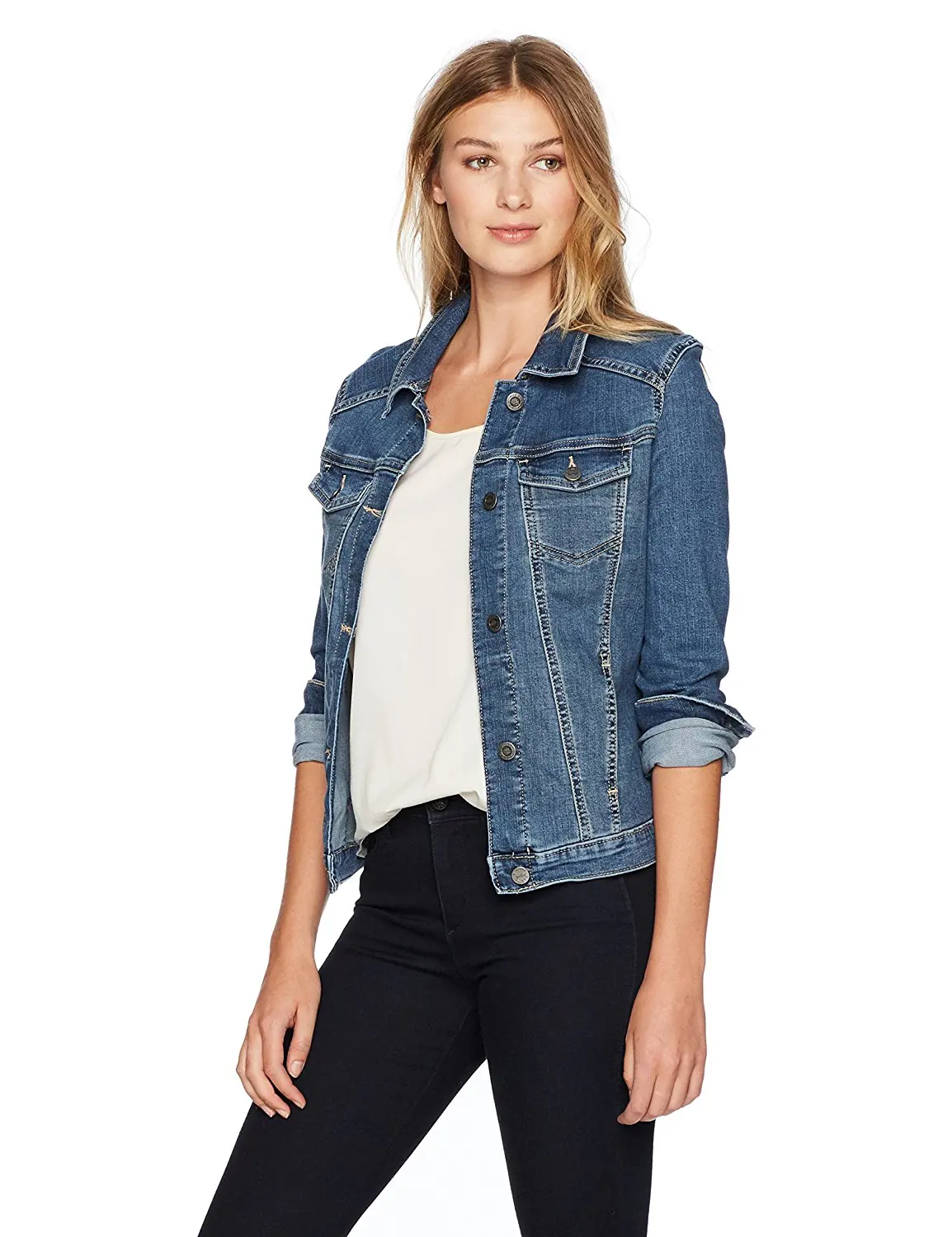 lee black denim jacket