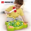 Creative battery operated music baby toys kids frog whack a mole game toys