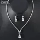 RAKOL Simple design women jewellery necklace set bridal wedding china jewelry wholesale S461