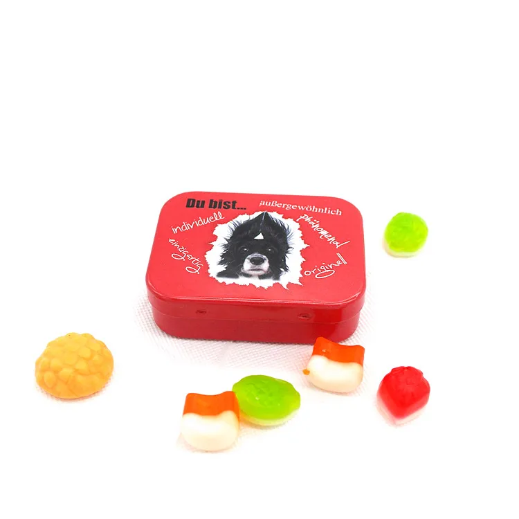 Chewing Gum Empty Mint Candy Small Tin Box With Hinged Lid Buy Mint