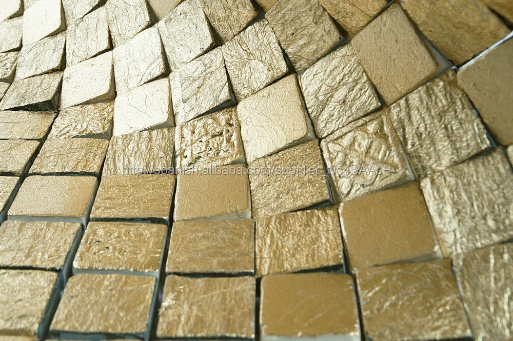 Precio Barato Cocina Y Baño Mosaico Dorado Decoración Azulejos - Buy