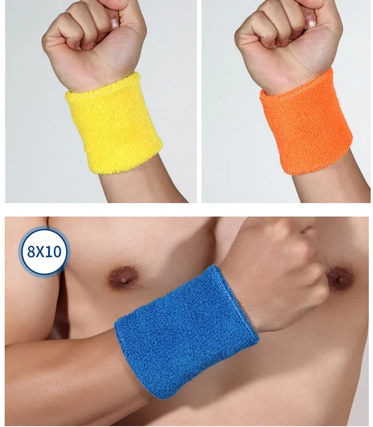 Unisex Sport Cotton Wrist Wrap Brace Support Cuff Sweat Bands Sweatbands Wristband Buy