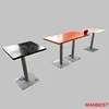 Modern design customized size artificial stone top marble rectangular shape dining table