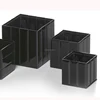 hot sale cheap price nice design celebration wedding mirror cube vase