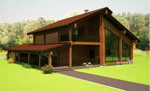 Moderne prefab houten huis met muziek studio en dubbele dy 