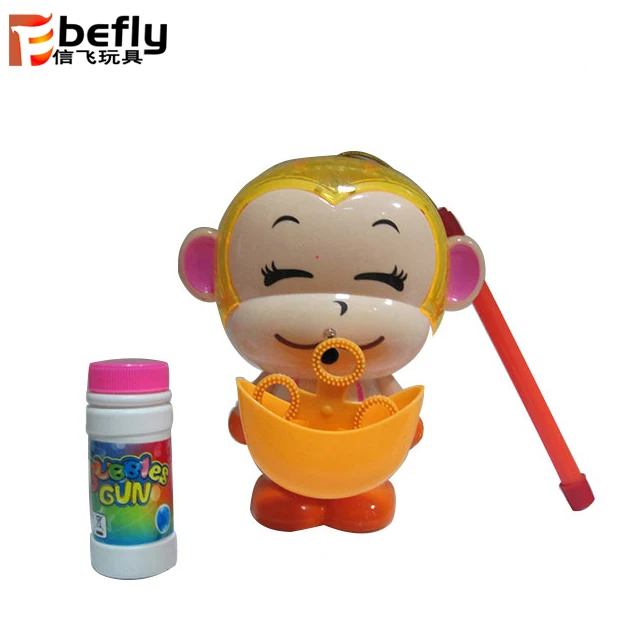 Plastic Kids Monkey Toy Bubble Machine With Light And Music - Buy Kids