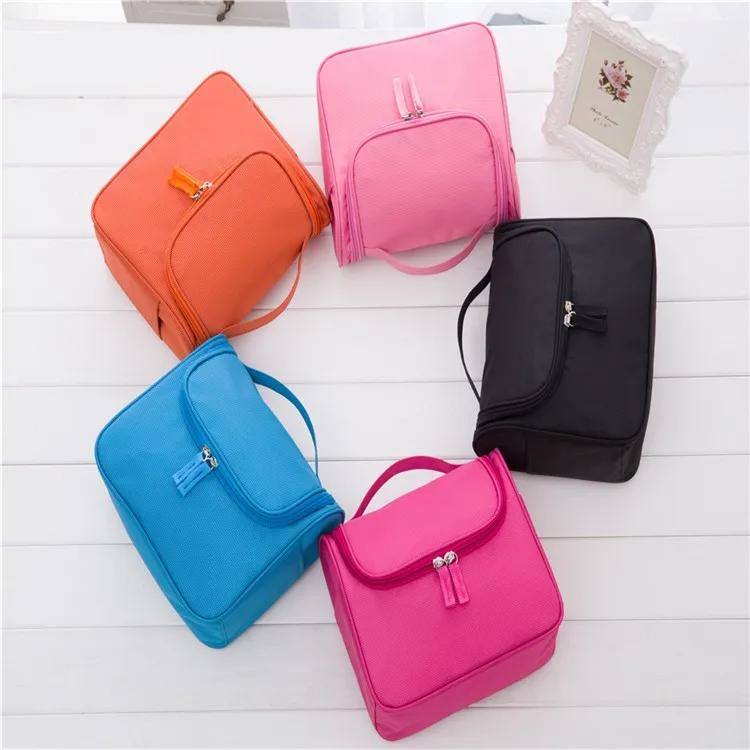 Wholesale Beautiful Tote Cosmetic Bag With Zipper And Logo,Tote Nylon ...