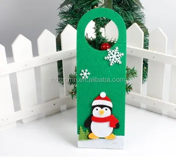 Christmas Decorative Hotel Door Hanger Felt Material Christmas