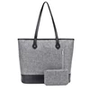 New design Multi-pocket 15.6 Inch new Laptop canvas tote bag 2018 notebook