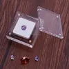 Acrylic loose diamond display box gemstone display box with lid