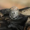 New chakra jewelry wholesale laser cut stainless steel customize ring