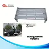 Hop Step Up Folding Stool Platform Work Bench Aluminium Safe Ladder 150kg