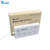 Xenon 4 Gang WiFi Outlet Works with Amazon Alexa 4 USB Remote Control Socket Smart Home Automatic