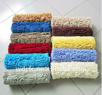 microfiber chenille fabric shaggy larger