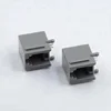 manufacturer hot sale deep grey telephone connector female single port RJ11 to RJ45 4p4c Modular Jack with ears