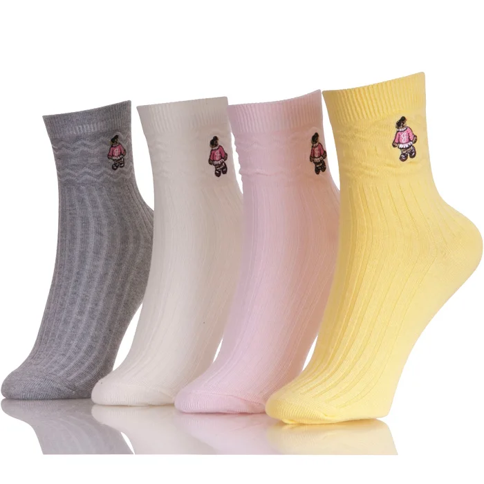 New Product Lovely Cartoon College Style Bear Socks Women Personality Calcetines