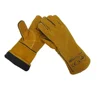 AB Grade Yellow Cowhide Split Mitten Leather Safety Welding Gloves